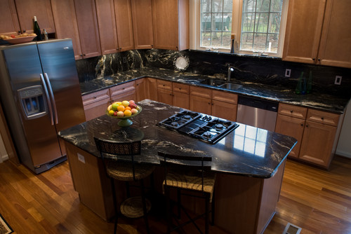 Black Granite Countertops Designs